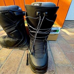 Black Men's Snow Boots
